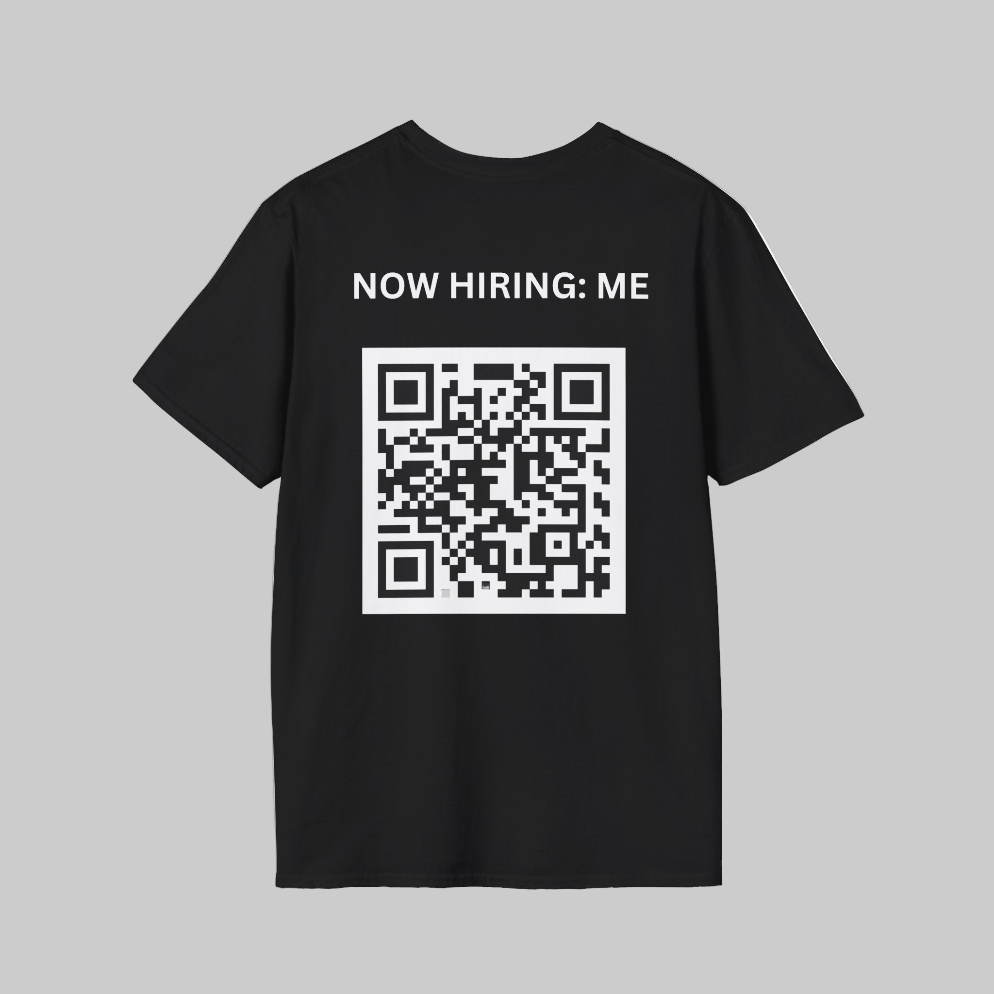 Custom QR Code Printed Tee
