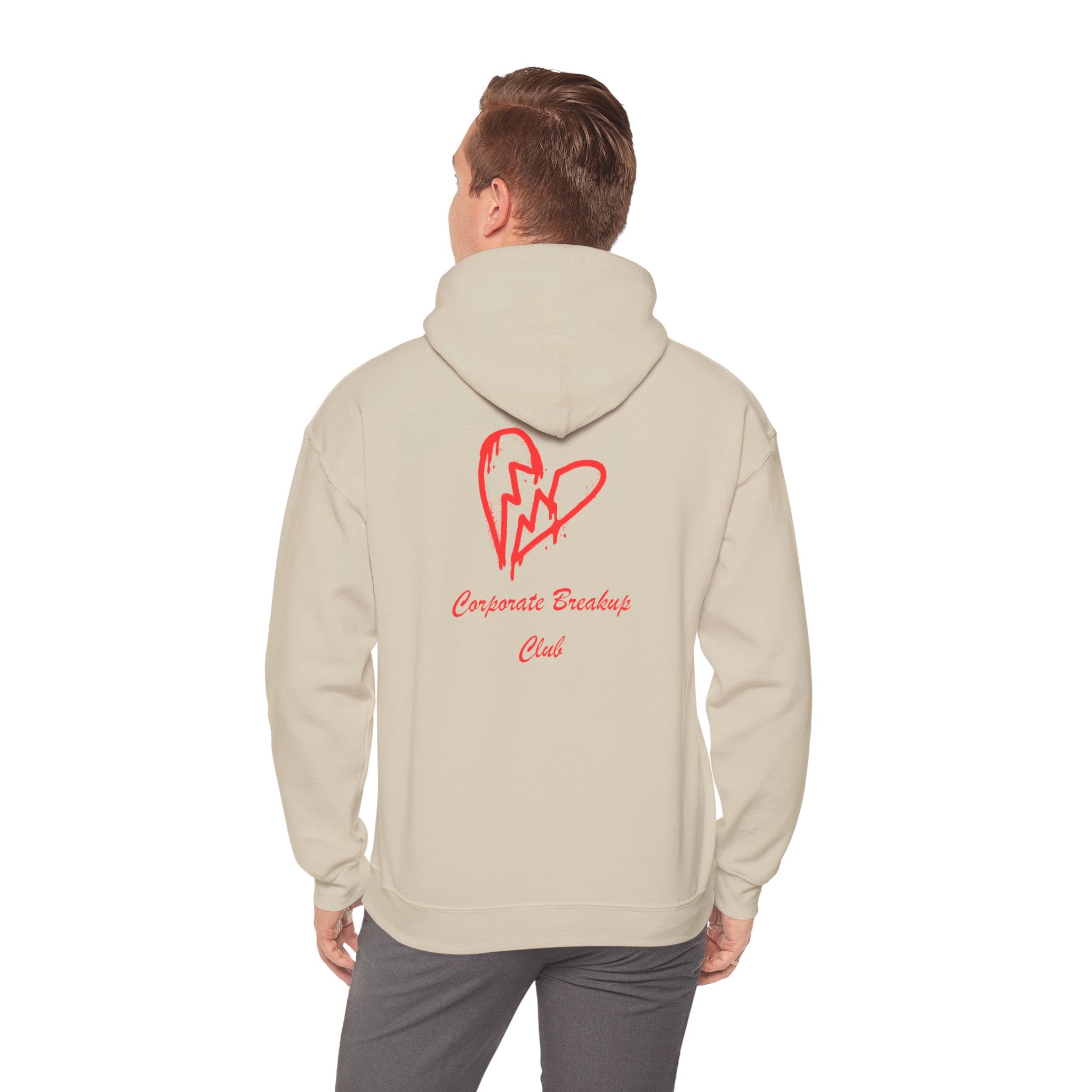 Corporate Breakup Club Printed Unisex Hoodie