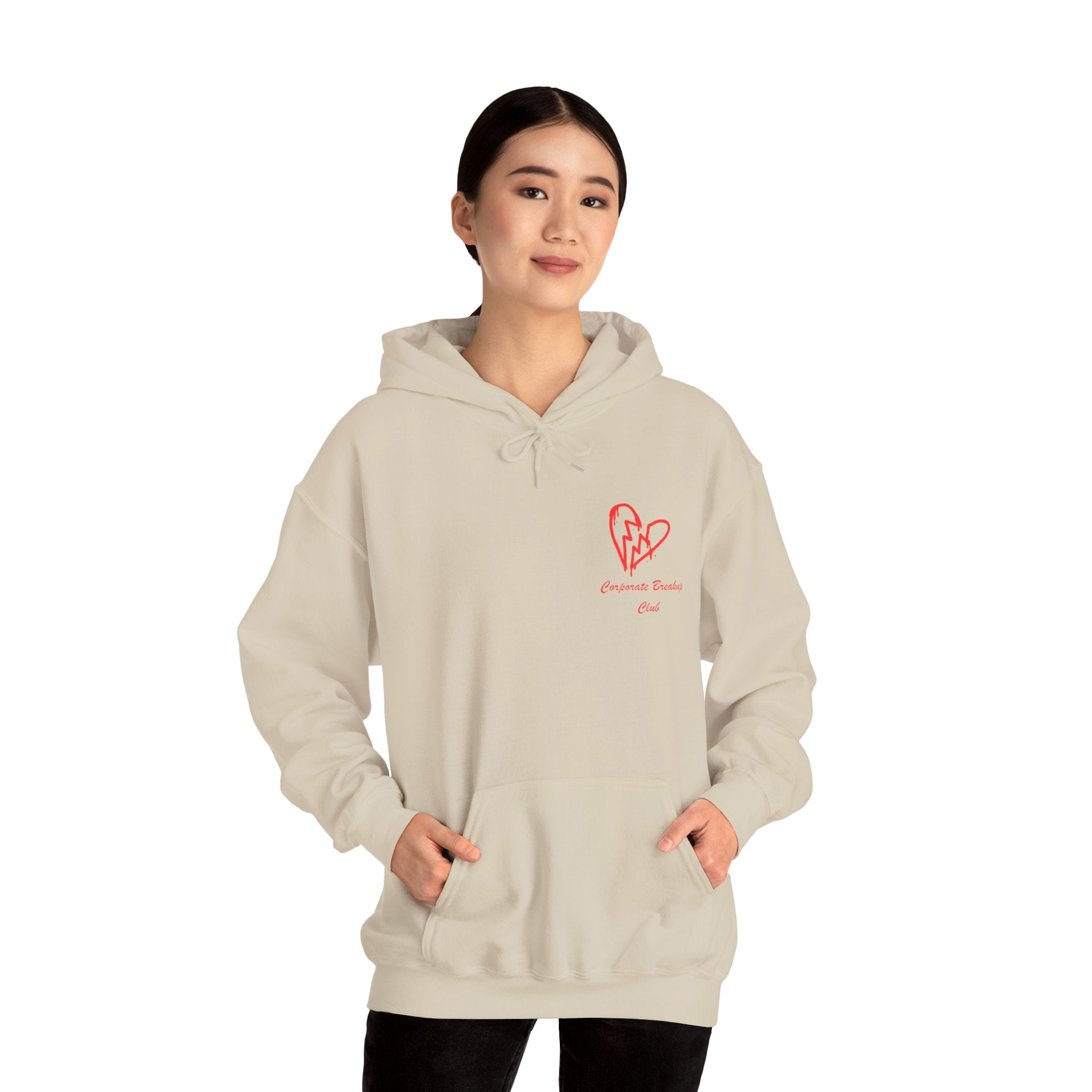 Corporate Breakup Club Printed Unisex Hoodie