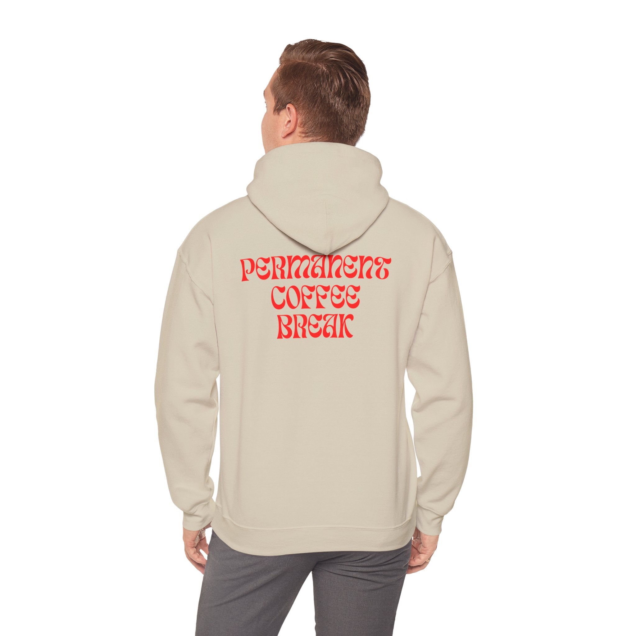 Permanent Coffee Break Printed Unisex Hoodie