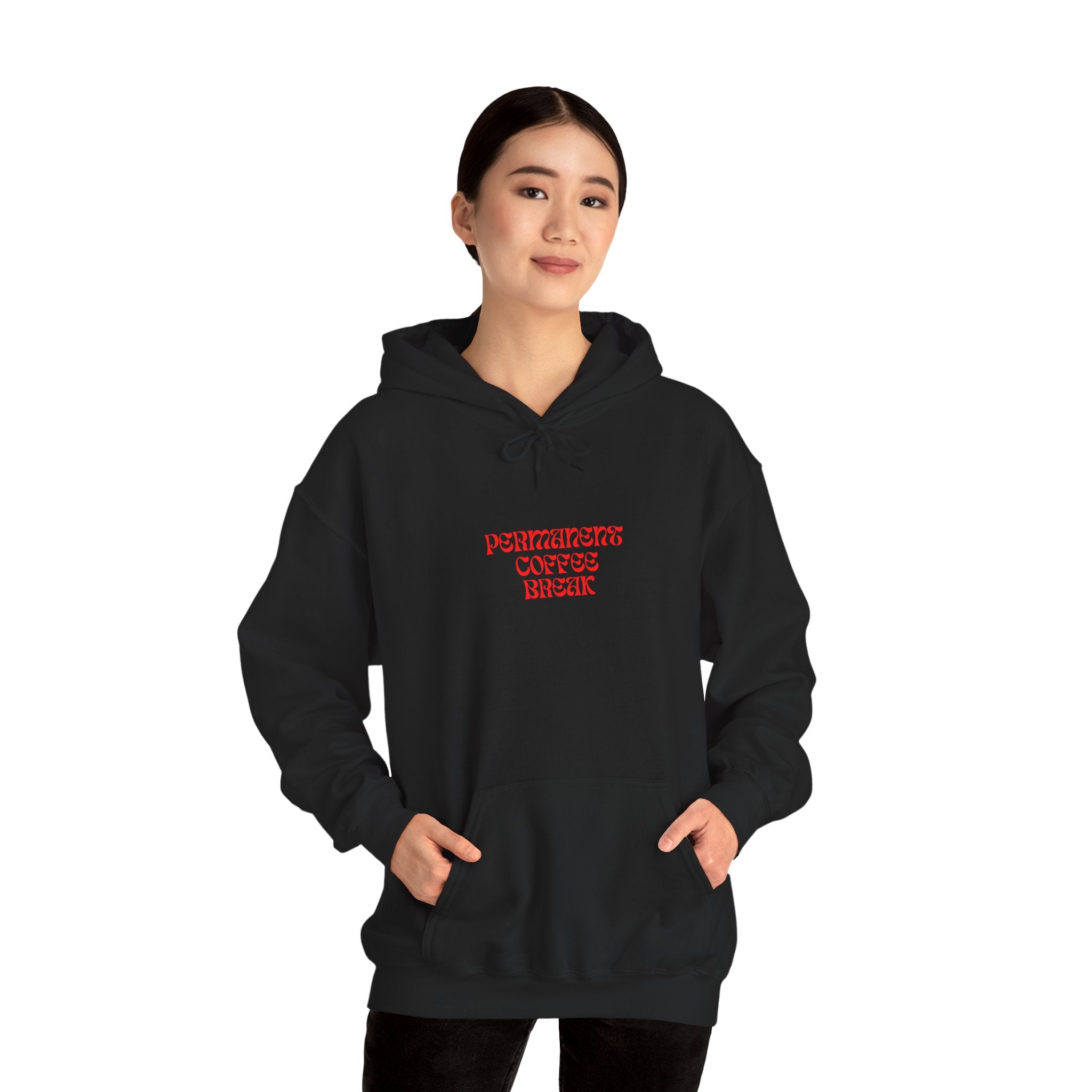 Permanent Coffee Break Printed Unisex Hoodie