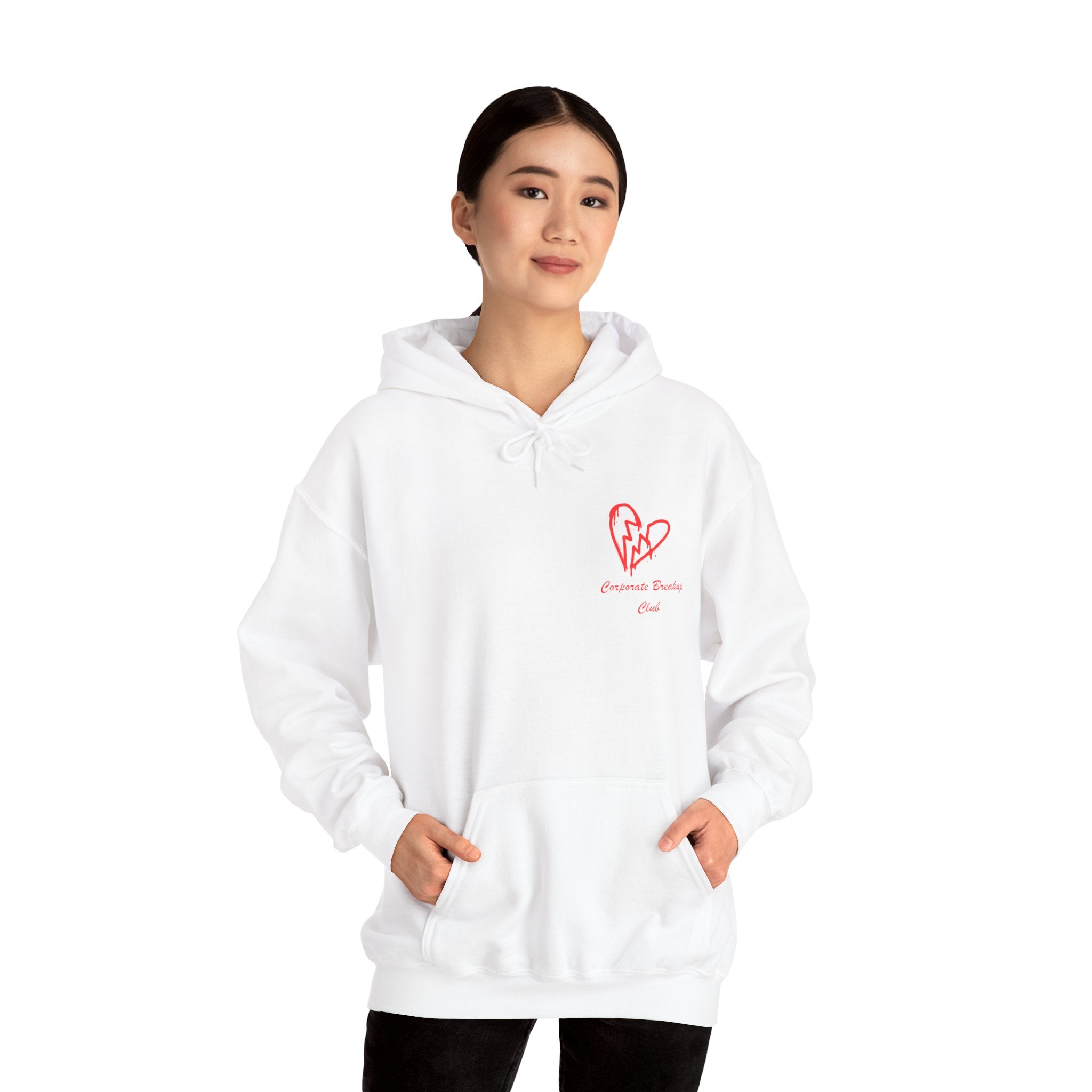 Corporate Breakup Club Printed Unisex Hoodie