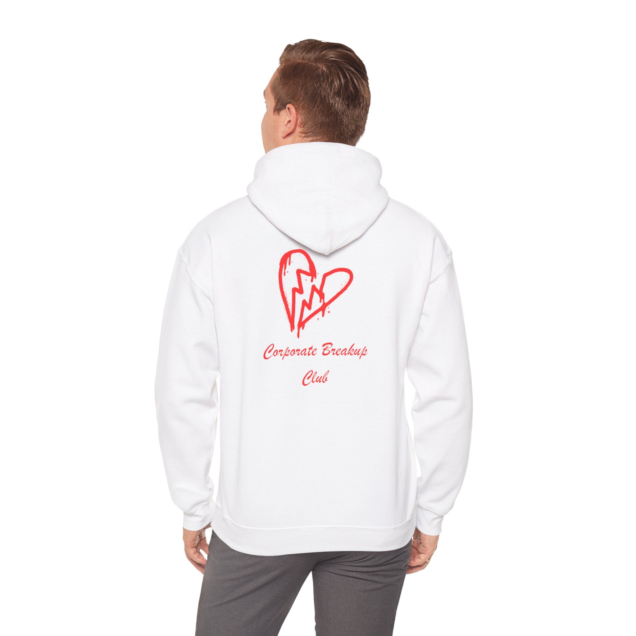 Corporate Breakup Club Printed Unisex Hoodie