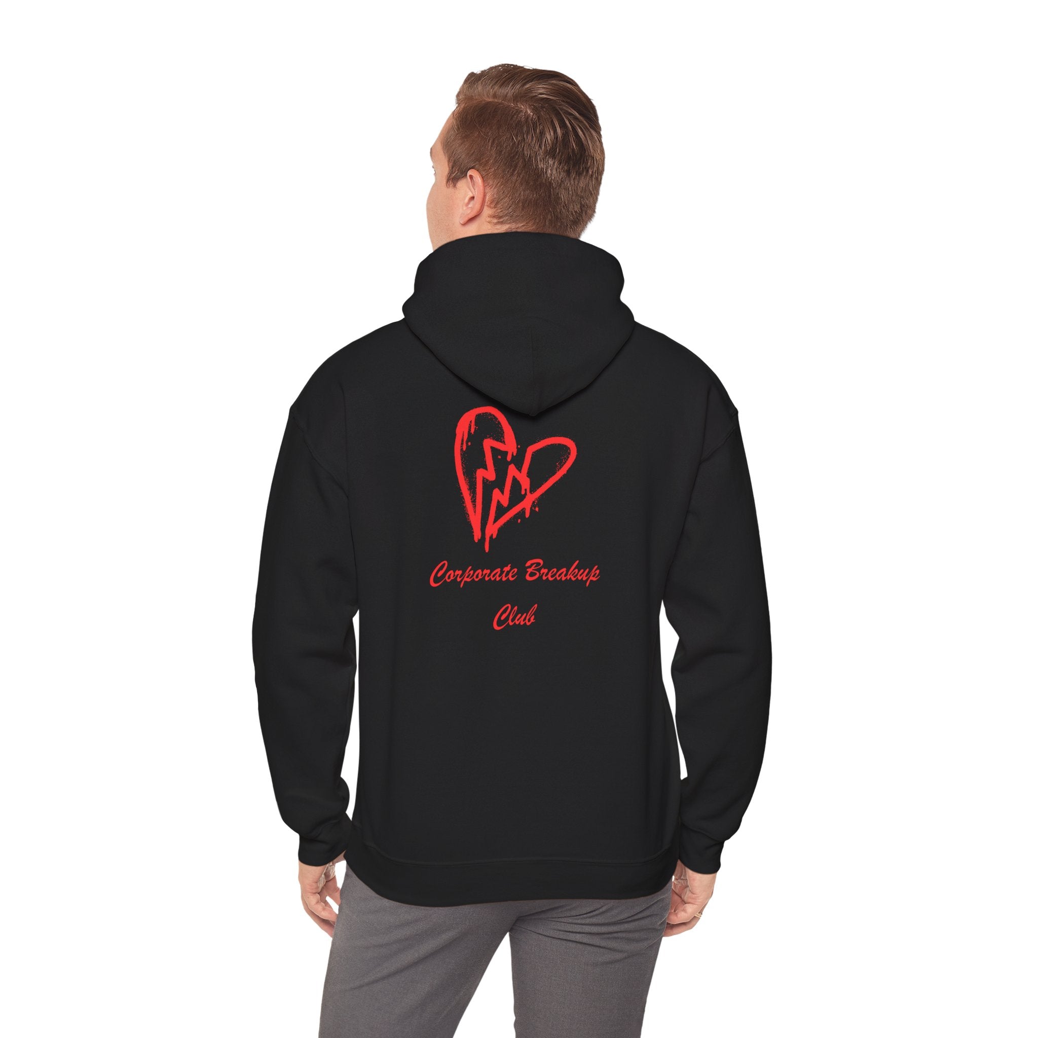 Corporate Breakup Club Printed Unisex Hoodie