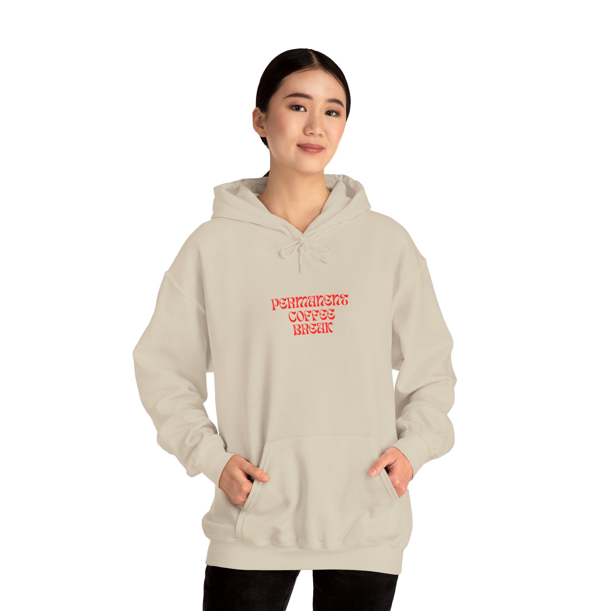 Permanent Coffee Break Printed Unisex Hoodie