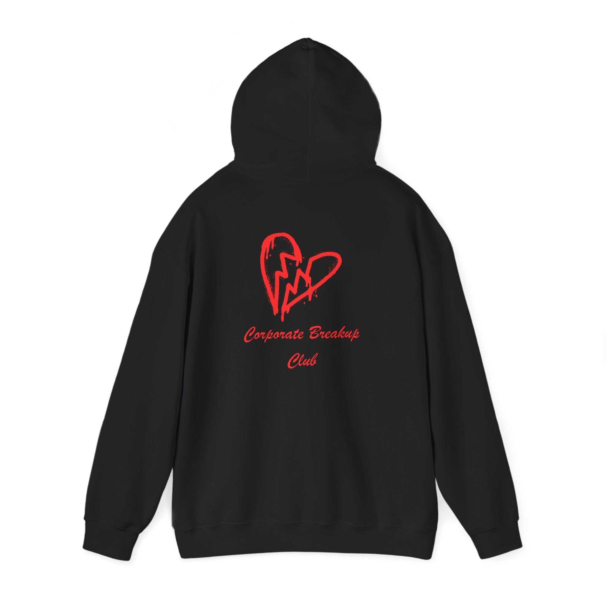 Corporate Breakup Club Printed Unisex Hoodie