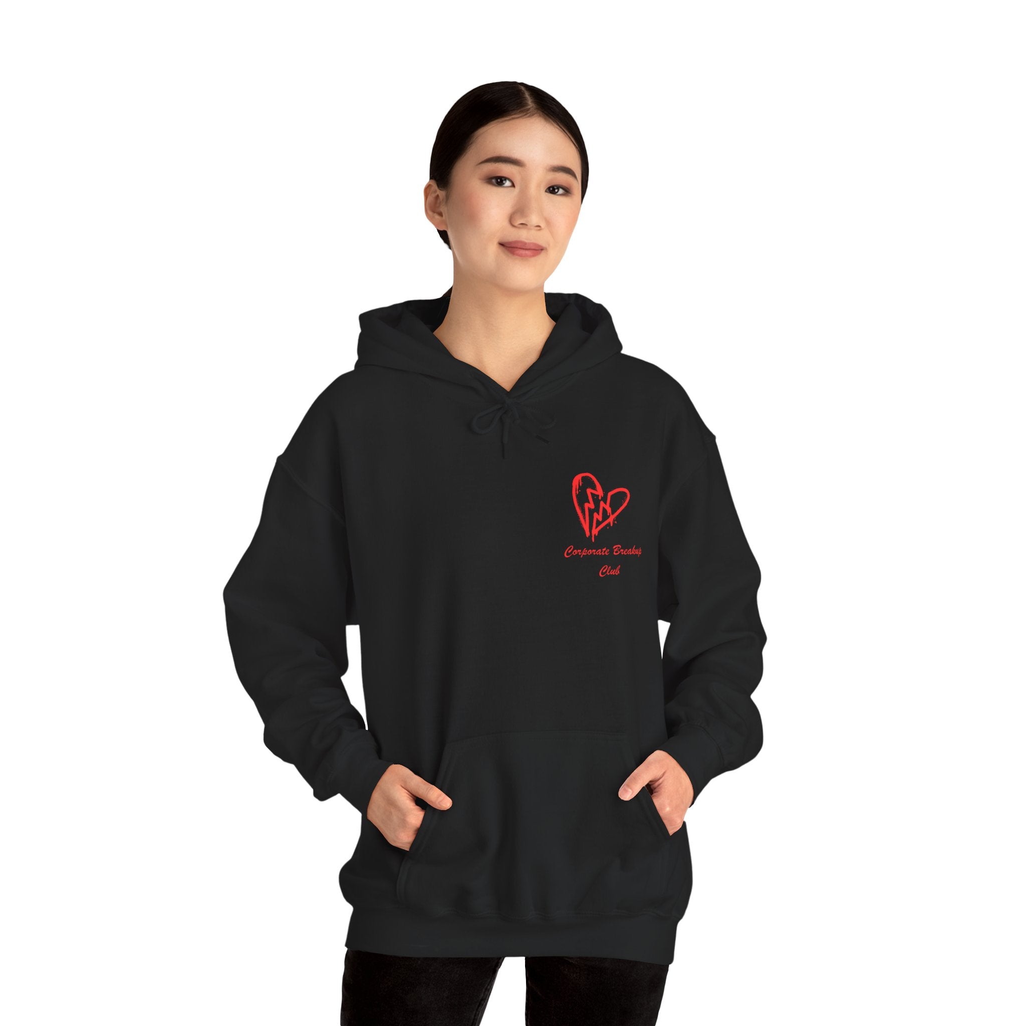 Corporate Breakup Club Printed Unisex Hoodie