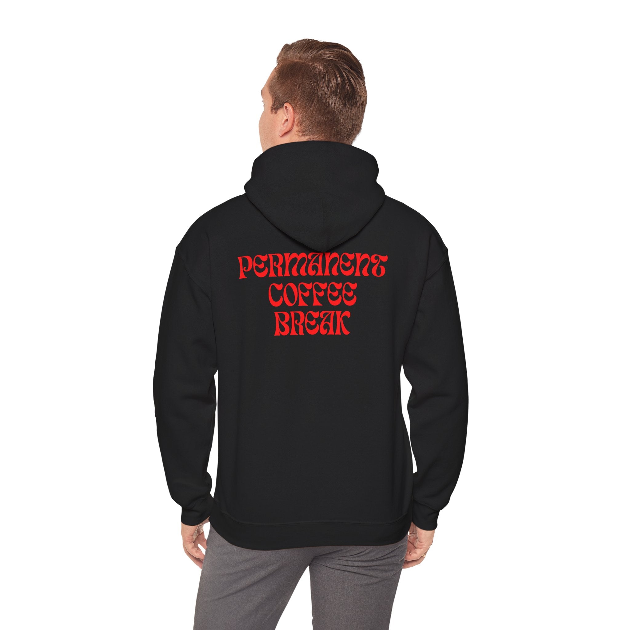 Permanent Coffee Break Printed Unisex Hoodie