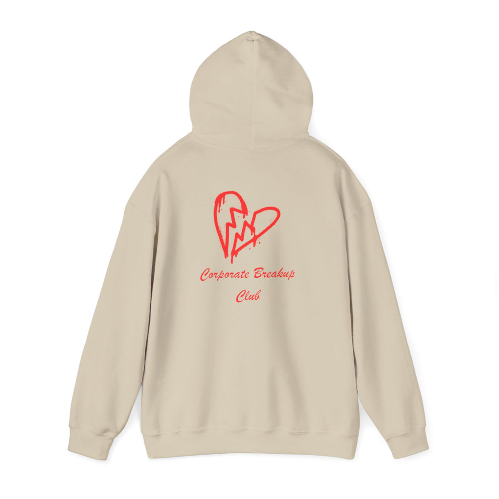 Corporate Breakup Club Printed Unisex Hoodie