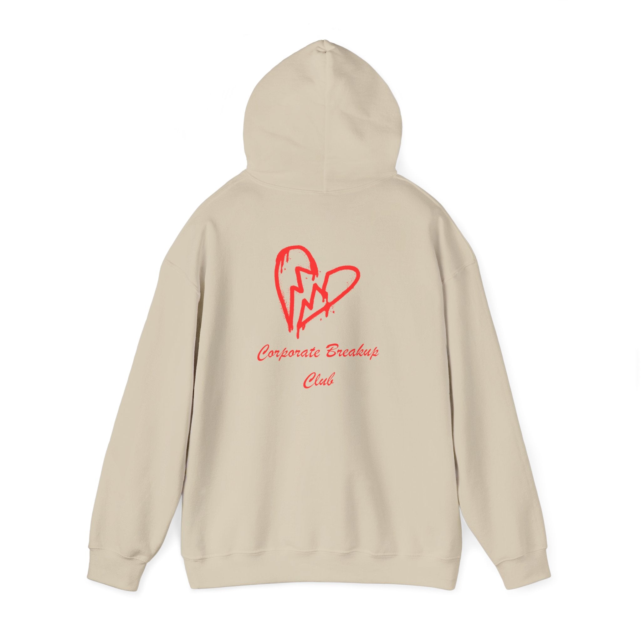 Corporate Breakup Club Printed Unisex Hoodie
