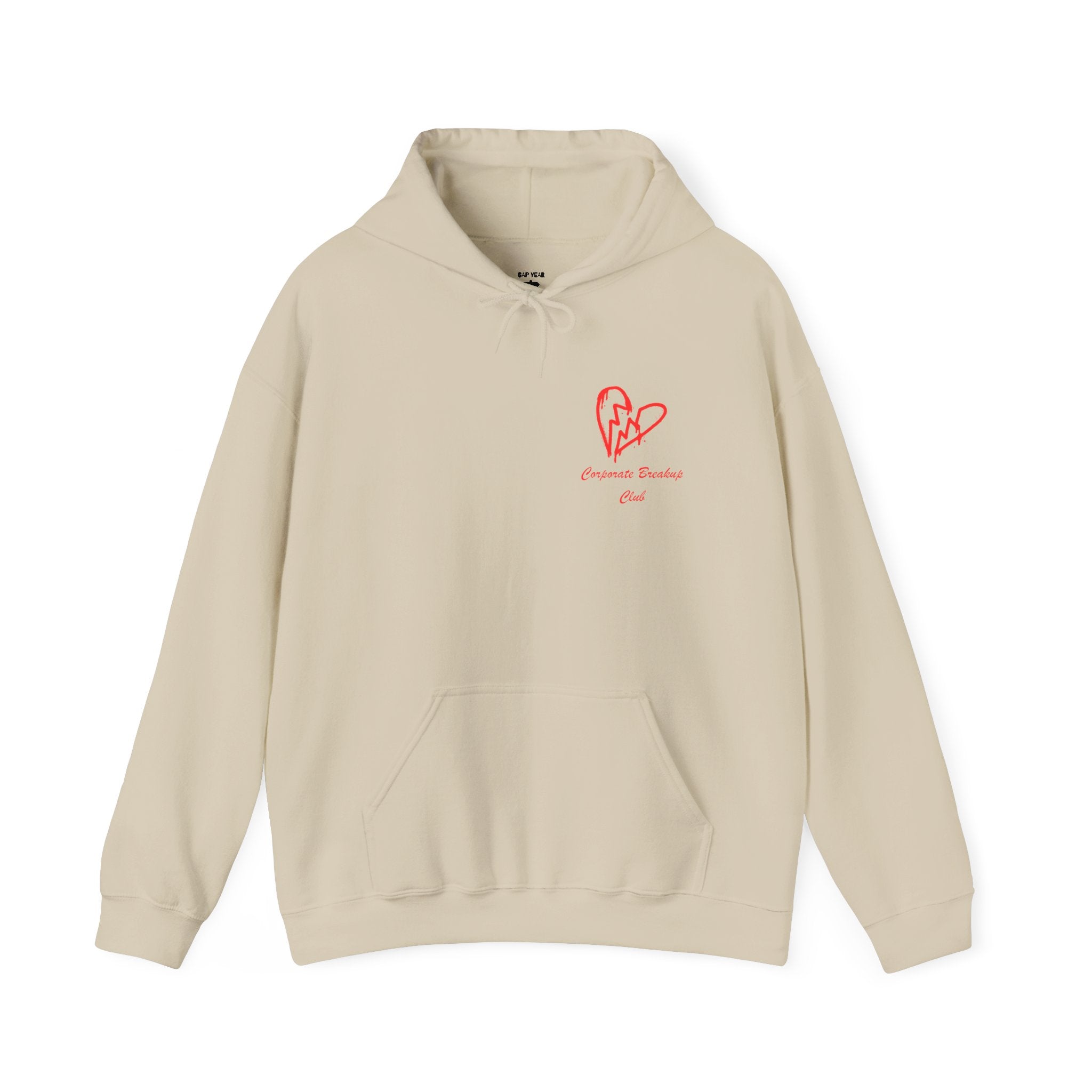 Corporate Breakup Club Printed Unisex Hoodie
